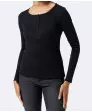 Geripptes Langarmshirt