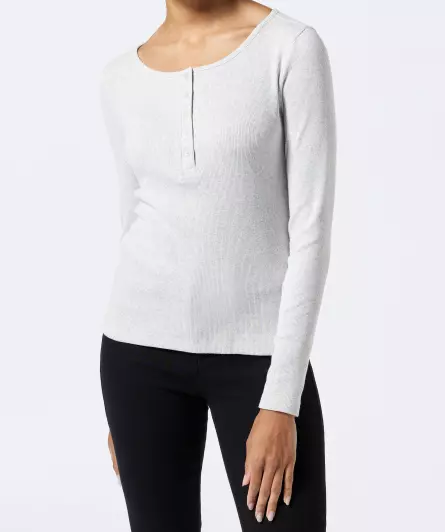 Geripptes Langarmshirt