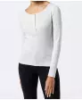 Geripptes Langarmshirt