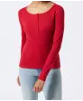 Geripptes Langarmshirt