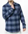 blauw met patroon