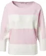 Gestreifter Feinstrickpullover