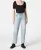 Mom-Jeans mit Destroyed-Effekten jeansblau hell