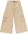 Weitenverstellbare Cargohose naturfarben