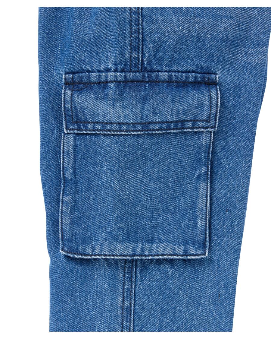 Jeansy z kieszeniami cargo Made to be cool, luźny krój