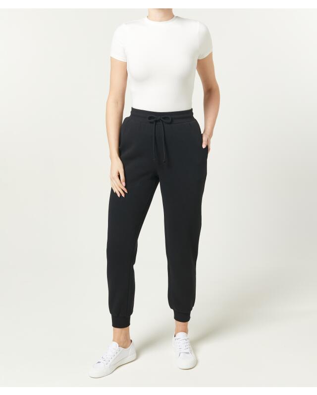 Plain joggers for women, black (KiK Einfarbige Jogginghose (schwarz)) — KiK, authentic German product in Morocco