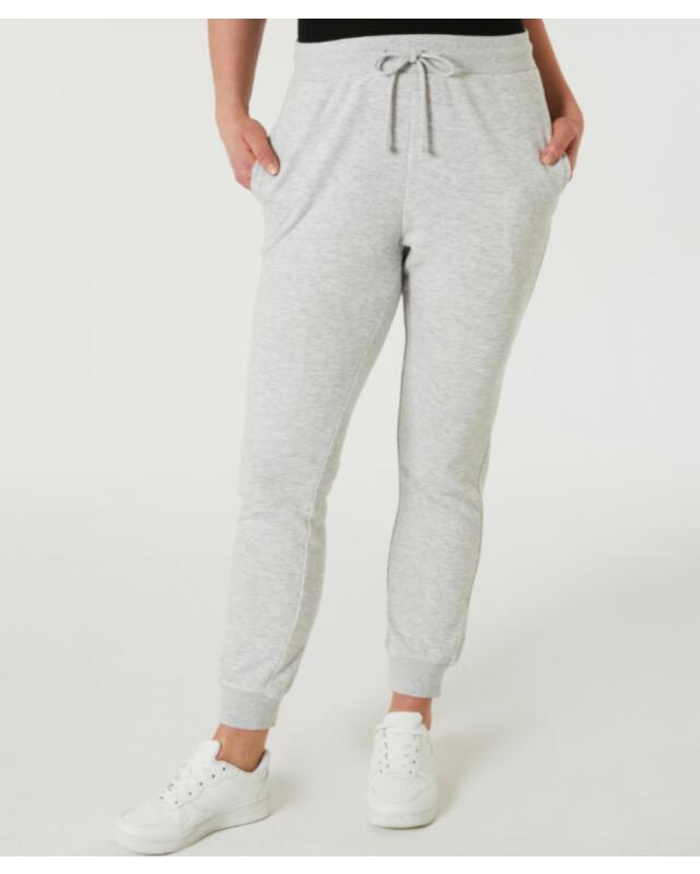 Pantalon de jogging femme, gris chiné (KiK Jogginghose (grau melange)) — KiK, produit allemand authentique au Maroc