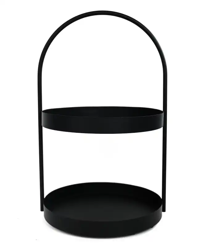 Stojak dekoracyjny na ciasto w kolorze czarnym