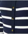 Strickjacke mit Streifen