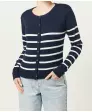 Strickjacke mit Streifen
