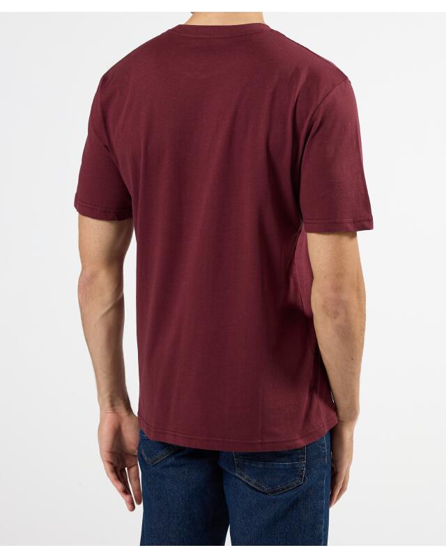 T-shirt for men, burgundy (KiK T-Shirt (bordeaux)) — KiK, authentic German product in Morocco