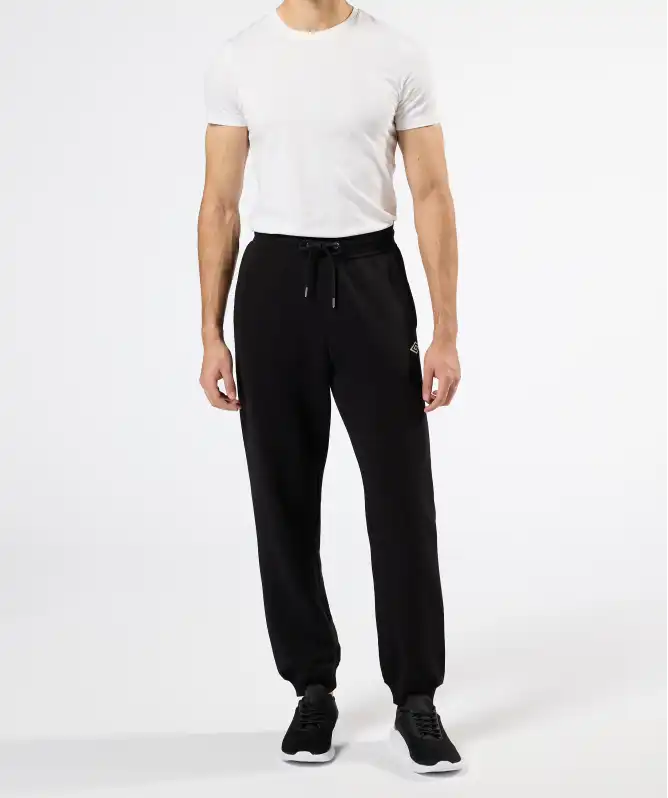 Joggingbroek met geribbelde boorden