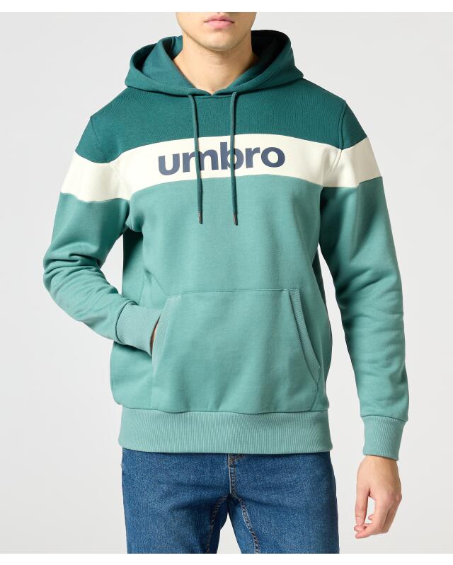 سويت شيرت بتصميم كتل لونية للرجال، أزرق بترولي/أبيض (KiK Sweatshirt mit Colour-Blocking (Petrol/weiß)) — KiK, منتج ألماني أصلي في المغرب