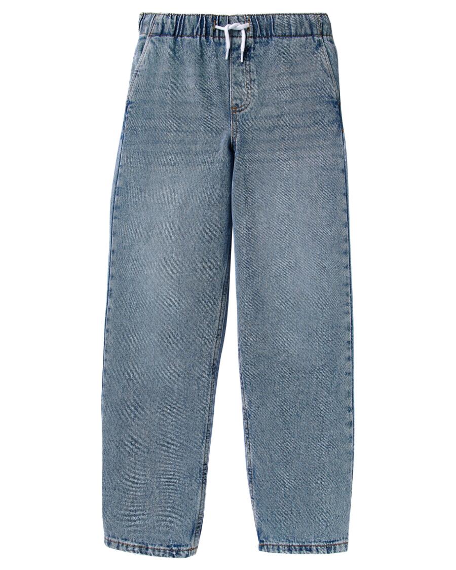 Jeans mit Waschungseffekten jeansblau hell ausgewaschen