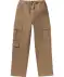 Cargohose in Unifarbe hellbraun