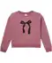 Sweatshirt Schleife rosa