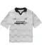 Poloshirt mit Print weiß gemustert
