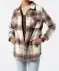 Karierte Flanelljacke natur kariert