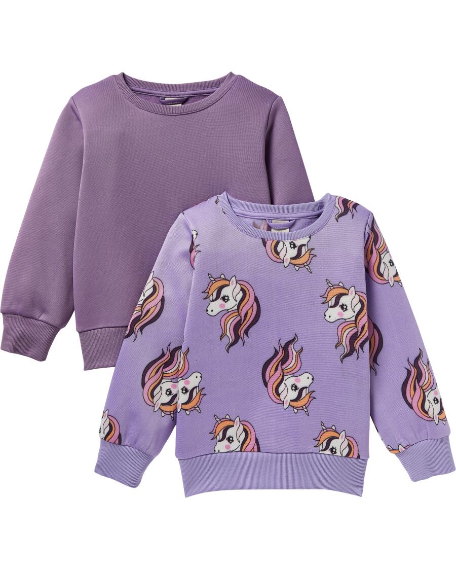 Sweatshirts Einhörner lila