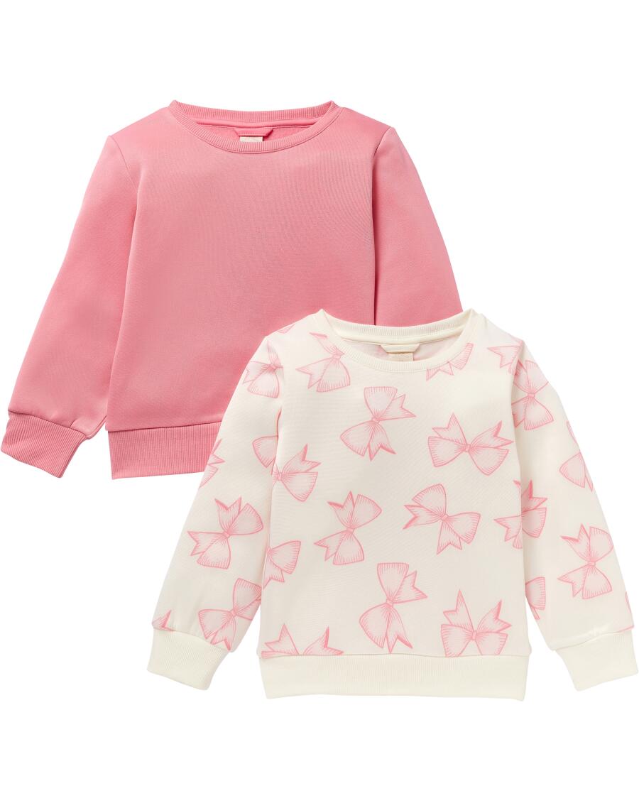 Sweatshirts Schleifen rosa/weiß