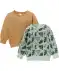 Sweatshirts braun/grün