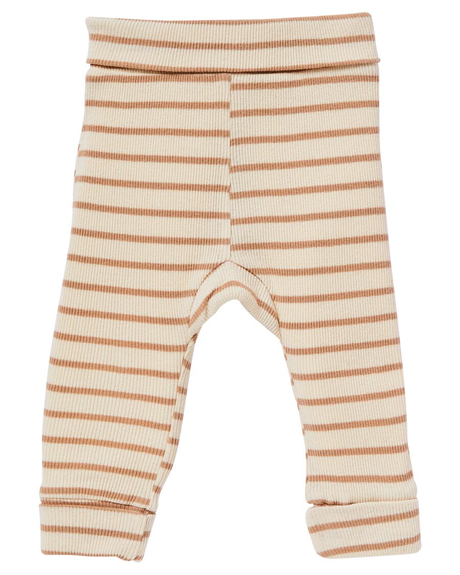 Newborn gerippte Hose offwhite