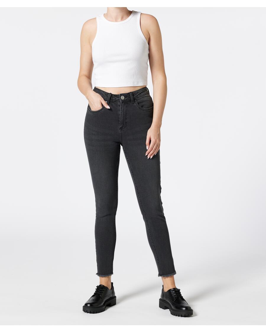 Jeans High-waist Denim black