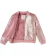 Rosa Paillettenjacke