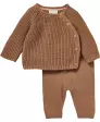 Newborn Strickpullover + Feinstrickhose