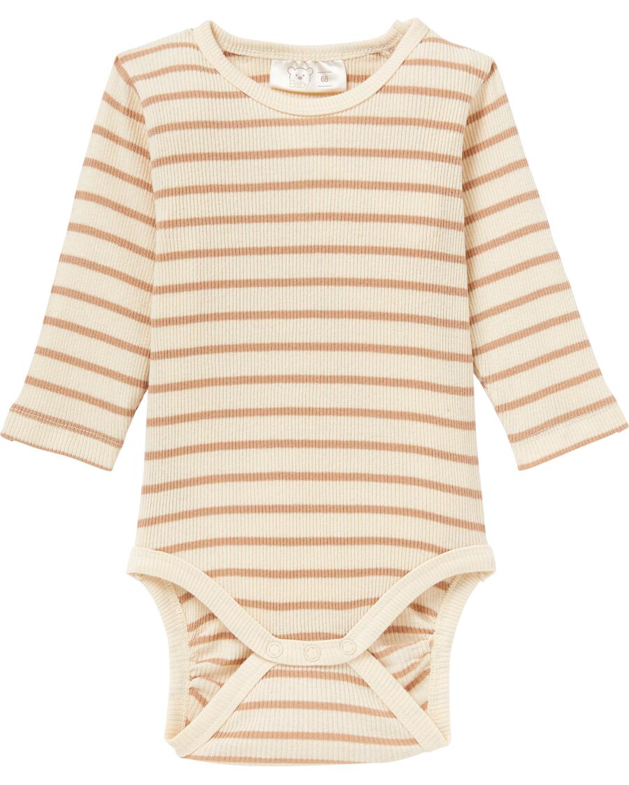 Newborn gerippter Body offwhite