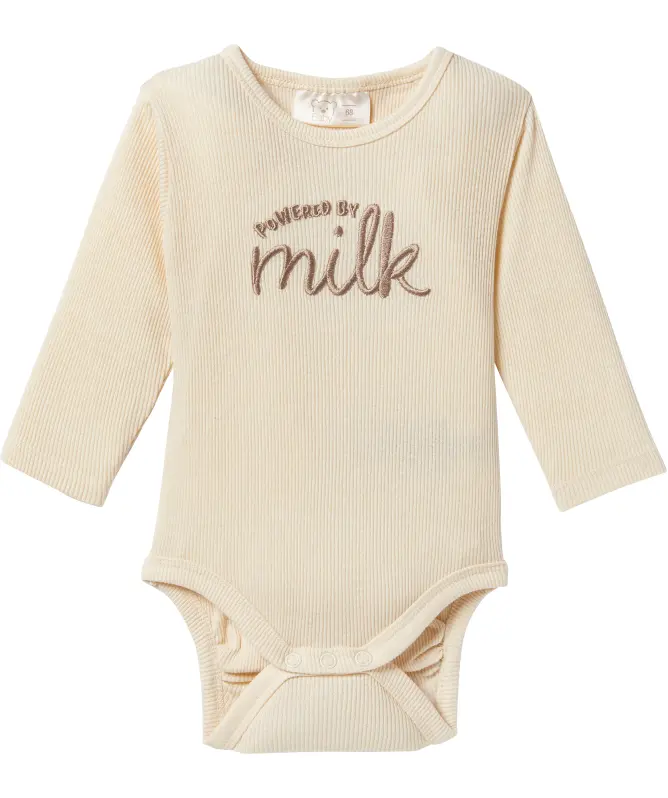 Newborn Body mit Stickerei