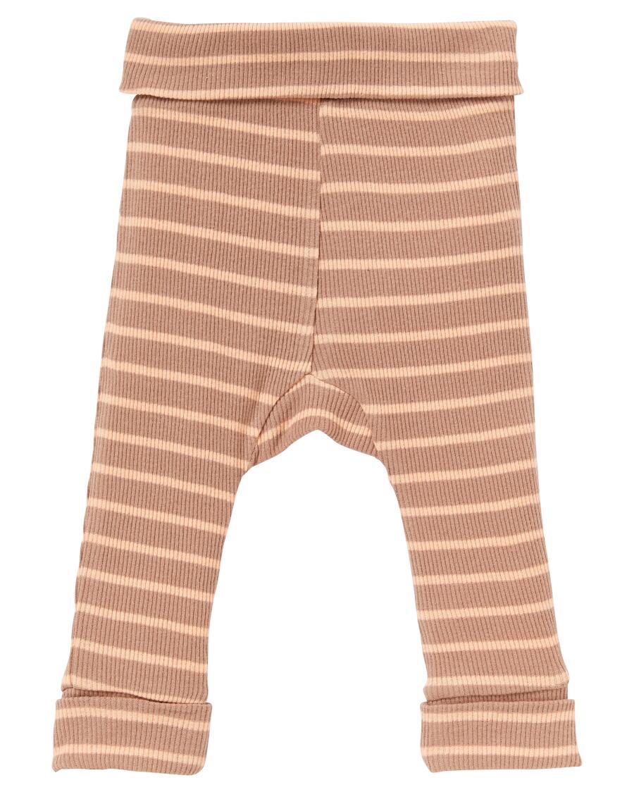 Newborn gestreifte Hose hellbraun