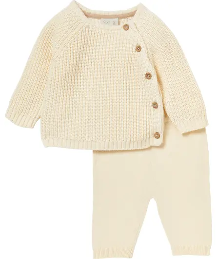Newborn Strickpullover + Strickhose