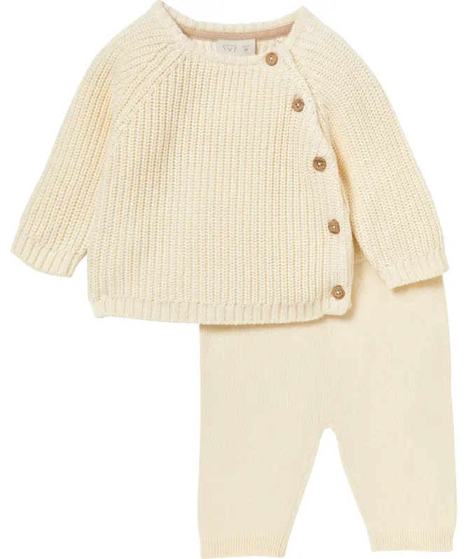 Newborn Strickpullover + Strickhose
