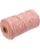 Macramé garen roze