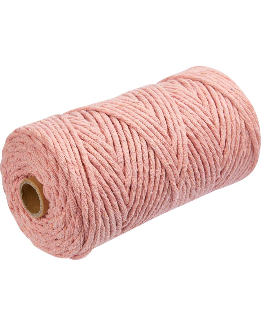 Garn Makramee rosa