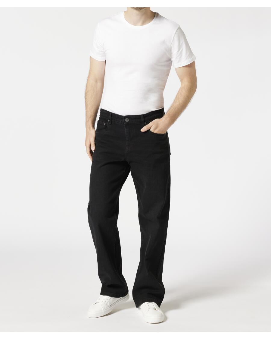 Basic Jeans schwarz