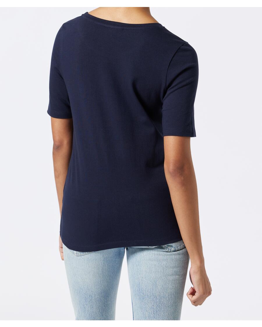 T-Shirt z cekinami Janina, zawartość stretchu