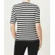 T-Shirt z ozdobnymi guzikami w kolorze złota