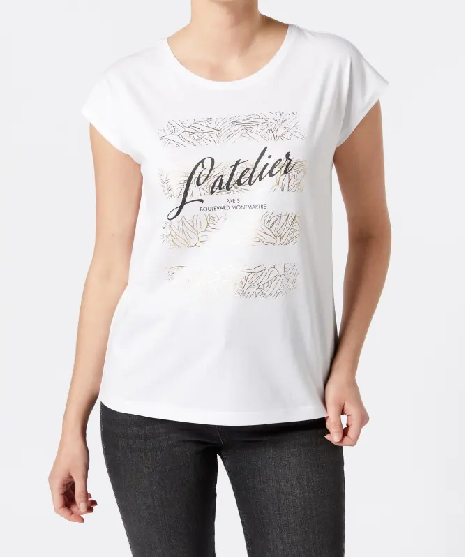 T-Shirt mit Frontprint