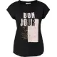 T-Shirt mit schimmerndem Print