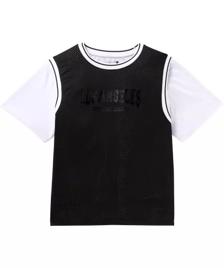 Sport-Shirt in Doppellagenoptik