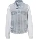 Jeansjacke mit Ärmeln aus Sweatstoff