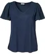 T-Shirt mit Rüschenärmeln