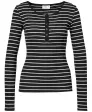 Gestreiftes Langarmshirt