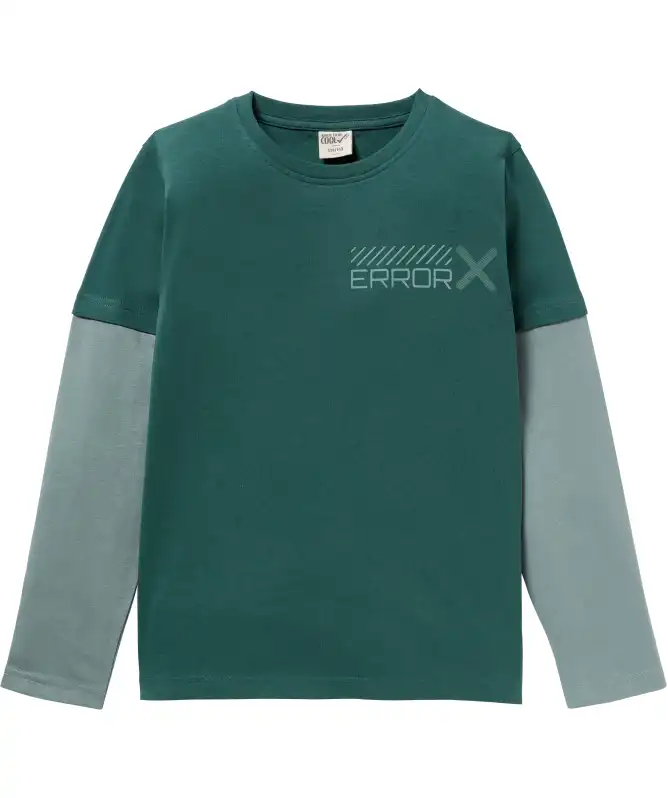 Langarmshirt in 2-in-1-Optik