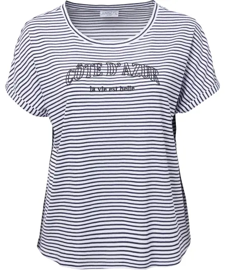 T-Shirt mit Glitzerfäden