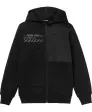 Schwarze Sweatjacke mit Print