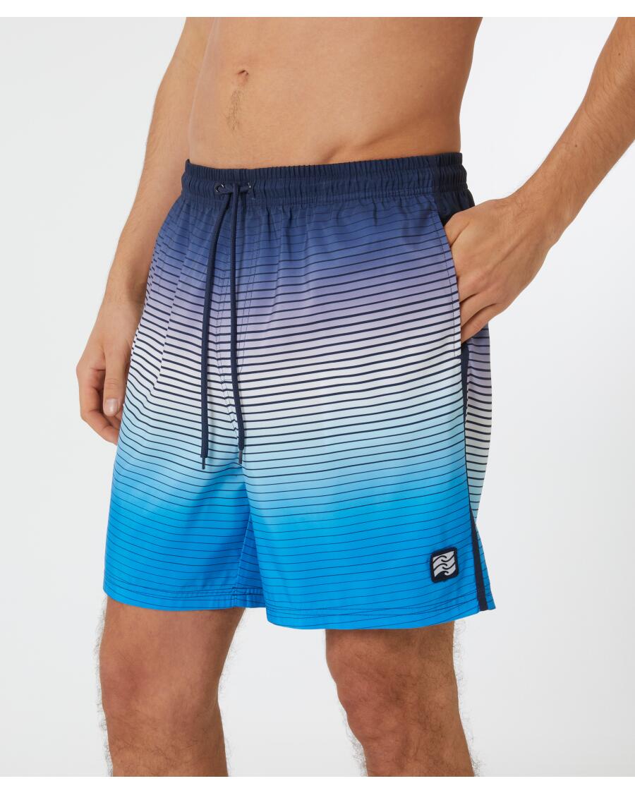 Badeshorts mit Farbverlauf dunkelblau