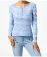 Langarmshirt mit Knopfleiste